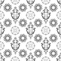 pattern with scull vector