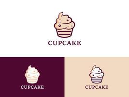 Cupcake Logo Template vector