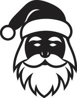 Cool Yule Santa Stylish Black Iced Out Santa Cool vector