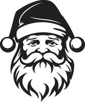 Chill Claus Black of Cool Santa Frosty St. Nick Black of Cool Santa vector