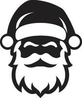 Polar Claus Charm Black Cool Santa Cool Yule ic Cool Black Santa vector