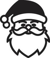 Iced Out Kris Kringle Cool Style Chill Claus Charm Black Vibe vector