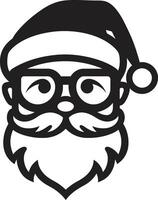 Chill Claus Appeal Black Santa Frosty St. Nick Vibes Black Cool Santa vector