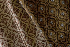 Thai woven fabrics. photo