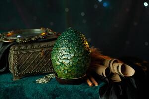 Green Dragon Egg Among Treasures photo