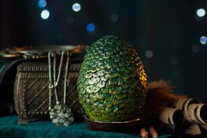 Green Dragon Egg Among Treasures photo