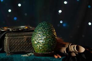 Green Dragon Egg Among Treasures photo