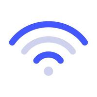 Wifi icono para uiux, web, aplicación, infografía, etc vector