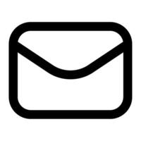 correo icono para uiux, web, aplicación, infografía, etc vector