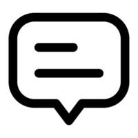 Chat icon for uiux, web, app, infographic, etc vector