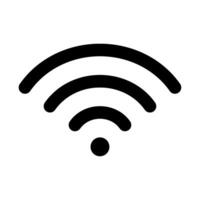 Wifi icono para uiux, web, aplicación, infografía, etc vector