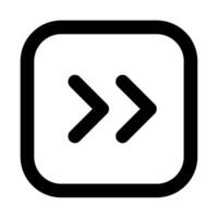flecha icono para uiux, web, aplicación, infografía, etc vector