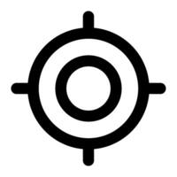 GPS icon for uiux, web, app, infographic, etc vector
