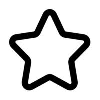 Star icon for uiux, web, app, infographic, etc vector