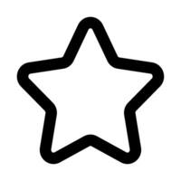 Star icon for uiux, web, app, infographic, etc vector