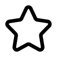 estrella icono para uiux, web, aplicación, infografía, etc vector