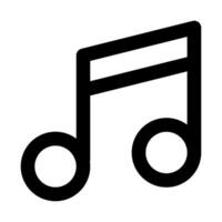 Music icon for uiux, web, app, infographic, etc vector