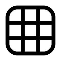 Table icon for uiux, web, app, infographic, etc vector