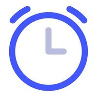 alarma icono para uiux, web, aplicación, infografía, etc vector