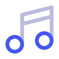 música icono para uiux, web, aplicación, infografía, etc vector