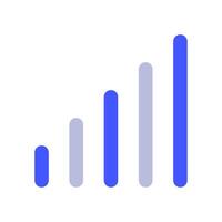 Signal icon for uiux, web, app, infographic, etc vector