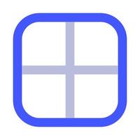 Grid icon for uiux, web, app, infographic, etc vector