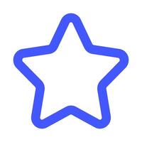 estrella icono para uiux, web, aplicación, infografía, etc vector