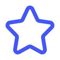 Star icon for uiux, web, app, infographic, etc vector