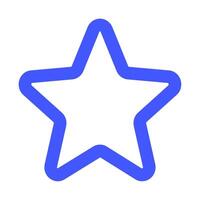 estrella icono para uiux, web, aplicación, infografía, etc vector