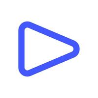 Play icon for uiux, web, app, infographic, etc vector