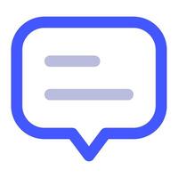 Chat icon for uiux, web, app, infographic, etc vector