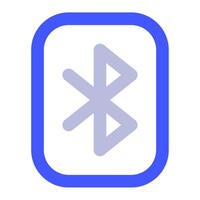 Bluetooth icon for uiux, web, app, infographic, etc vector