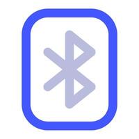 Bluetooth icon for uiux, web, app, infographic, etc vector