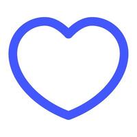 Heart icon for uiux, web, app, infographic, etc vector