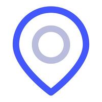Location icon for uiux, web, app, infographic, etc vector