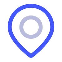 Location icon for uiux, web, app, infographic, etc vector