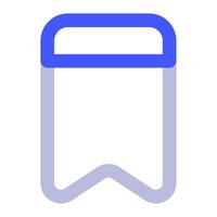 Bookmark icon for uiux, web, app, infographic, etc vector