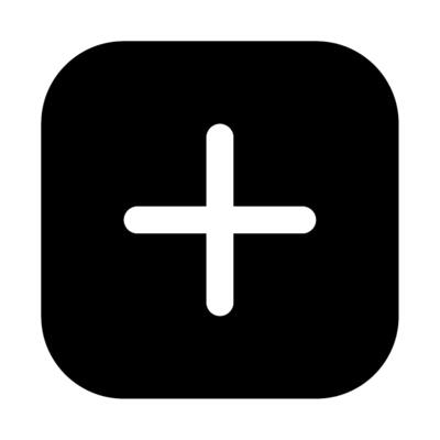Plus icon for uiux, web, app, infographic, etc