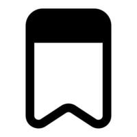 Bookmark icon for uiux, web, app, infographic, etc vector