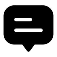 Chat icon for uiux, web, app, infographic, etc vector