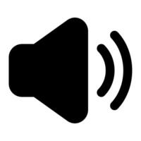 Volume icon for uiux, web, app, infographic, etc vector