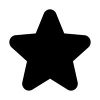 estrella icono para uiux, web, aplicación, infografía, etc vector