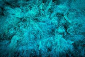 Blue fishing nets photo