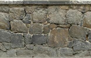 Stone wall texture block rustic stone old background texture photo