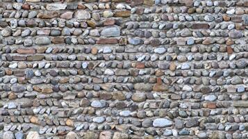 Stone wall texture block rustic stone old background texture photo