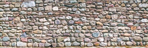 Stone wall texture block rustic stone old background texture photo