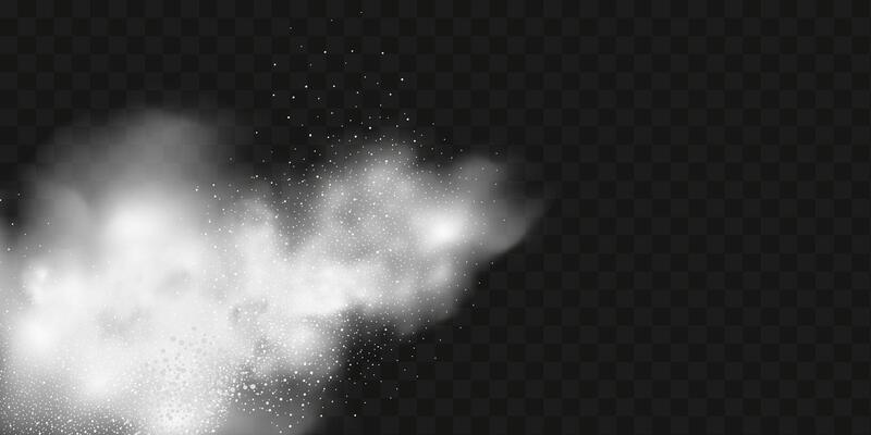 image of a snow storm, dust or clouds.