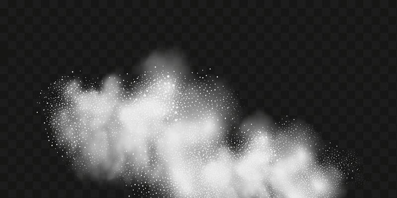 image of a snow storm, dust or clouds.