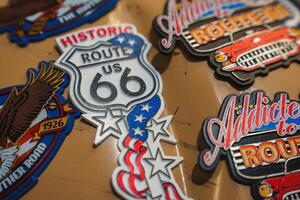 Colorful Route 66 Magnets Souvenirs from Williams, Arizona photo