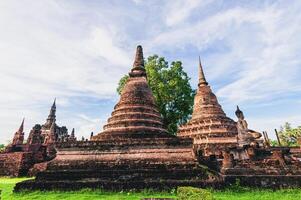 Cultural Landmarks The historical Emerald Ancient City is an ancient civilization in Sukhothai Province in Thailand. photo